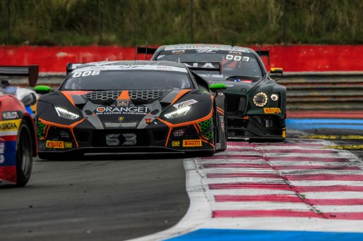 #63 Orange 1 FFF Racing Team CHN Lamborghini Huracan GT3 Evo - Dennis Lind DNK Marco Mapelli ITA Andrea Caldarelli ITA, Race
 | SRO / Patrick Hecq Photography