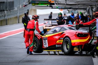 #51 AF Corse ITA Ferrari 488 GT3 -, Pitlane, Test Days Total 24H of Spa
