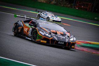 #555 Orange 1 FFF Racing Team CHN Lamborghini Huracan GT3 Evo Silver Cup, Test Days Total 24H of Spa
