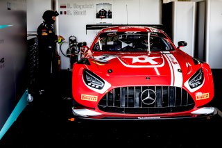 #6 TokSport WRT** DEU Mercedes-AMG GT3 Silver Cup Robin Rogalski POL Romain Monti FRA, Free Practice, Pitlane
