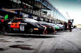 #15 Tech 1 Racing FRA Lexus RC F GT3 Silver Cup Aurélien Panis FRA Thomas Neubauer FRA, Free Practice, Pitlane
