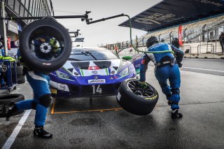 #14 Emil Frey Racing CHE Lamborghini Huracan GT3 Evo - Mikäel Grenier CAN Norbert Siedler** AUT, Pitlane, Race 1
