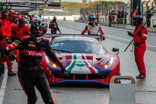 #52 AF Corse ITA Ferrari 488 GT3 Pro-Am Cup Louis Machiels BEL Andrea Bertolini ITA, Pitlane, Race 1
