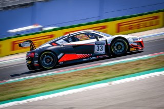 #33 Belgian Audi Club Team WRT BEL Audi R8 LMS GT3 Silver Cup Hamza Owega DEU Jusuf Owega DEU, Free Practice 1
