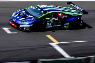 #163 Emil Frey Racing CHE Lamborghini Huracan GT3 Evo - Albert Costa ESP Giacomo Altoè ITA, Free Practice 1
