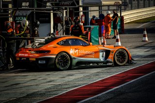 #4 HRT DEU Mercedes-AMG GT3 - Maro Engel DEU Luca Stolz DEU, Free Practice 2, Pitlane
