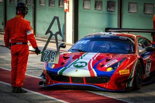 #52 AF Corse ITA Ferrari 488 GT3 Pro-Am Cup Louis Machiels BEL Andrea Bertolini ITA, Free Practice 2, Pitlane
