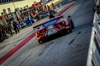 #52 AF Corse ITA Ferrari 488 GT3 Pro-Am Cup Louis Machiels BEL Andrea Bertolini ITA, Free Practice 2, Pitlane

