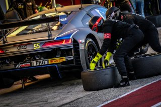 #55 Attempto Racing DEU Audi R8 LMS GT3 - Mattia Drudi ITA Tommaso Mosca ITA, Pitlane, Race 1
