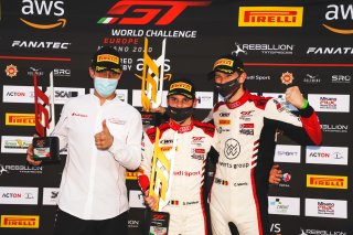 #32 Belgian Audi Club Team WRT BEL Audi R8 LMS GT3 - Charles Weerts BEL Dries Vanthoor BEL, Podium, Race 1
