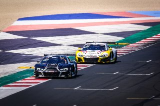 #25 Sainteloc Racing FRA Audi R8 LMS GT3 - Arthur Rougier FRA Christopher Haase DEU, #32 Belgian Audi Club Team WRT BEL Audi R8 LMS GT3 - Charles Weerts BEL Dries Vanthoor BEL, Race 3
