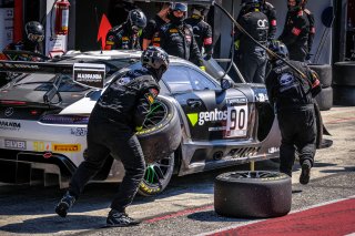 #90 Madpanda Motorsport ESP Mercedes-AMG GT3 Silver Cup Ezequiel Perez Companc ARG Axcil Jefferies ZWE, Pitlane, Race 3
