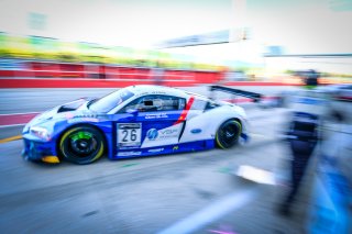 #26 Sainteloc Racing FRA Audi R8 LMS GT3 Silver Cup Steven Palette FRA Simon Gachet FRA, Pitlane, Pre-Qualifying

