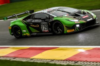 #129 Raton Racing ITA Christoph Lenz CHE Michael Petit FRA Stefano Costantini ITA Lucas Ayrton Mauron CHE, Bronze Test
 | SRO / Patrick Hecq Photography