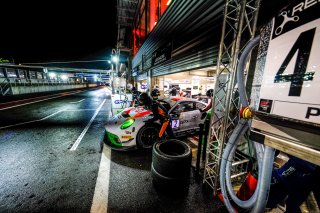 #12 GPX Racing UAE- Matt Campbell AUS Patrick Pilet FRA Mathieu Jaminet FRA IGTC, Night Practice, Pitlane
