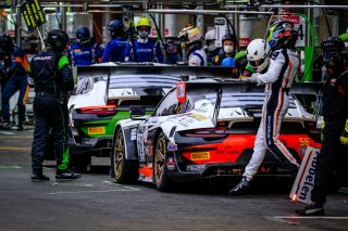 #56 Dinamic Motorsport ITA Adrien de Leener BEL Mikkel O. Pedersen DNK Andrea Rizzoli ITA Cedric Sbirrazzuoli MCO IGTC, Pitlane, Race

