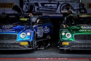 #108 CMR FRA Bentley Continental GT3 Am Cup Bernard Delhez BEL Romano Ricci FRA Stéphane Tribaudini FRA, Official Paid Testing Session, Pitlane
