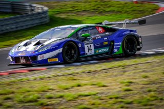 #14 Emil Frey Racing CHE Lamborghini Huracan GT3 Evo - Ricardo Feller CHE Norbert Siedler AUT Mikäel Grenier CAN, Free Practice
