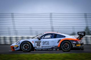 #40 GPX Racing UAE Porsche 911 GT3-R (991.II) - Romain Dumas FRA Dennis Olsen NOR Thomas Preining AUT, Free Practice
