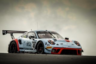 #40 GPX Racing UAE Porsche 911 GT3-R (991.II) - Romain Dumas FRA Dennis Olsen NOR Thomas Preining AUT, Free Practice
