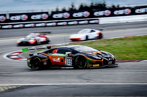 #555 Orange 1 FFF Racing Team CHN Lamborghini Huracan GT3 Evo Silver Cup Jonathan Cecotto VEN Baptiste Moulin BEL Ricky Collard GBR, Pre-Qualifying
 | SRO / Patrick Hecq Photography