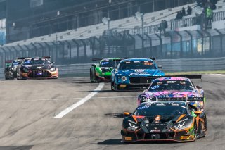 #19 Orange 1 FFF Racing Team CHN Lamborghini Huracan GT3 Evo Pro-Am Cup Hiroshi Hamaguchi JPN Elia Erhart DEU Phil Keen GBR, Race

