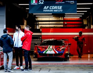 #52 AF Corse ITA Ferrari 488 GT3 Pro-Am Cup Louis Machiels BEL Andrea Bertolini ITA, Qualifying 3
