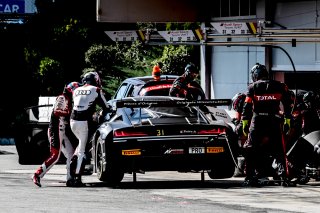 #31 Belgian Audi Club Team WRT BEL Audi R8 LMS GT3 - Ryuichiro Tomita JPN Kelvin van der Linde ZAF, Pit Lane, Race 2
