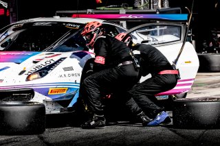 #93 SKY - Tempesta Racing GBR Ferrari 488 GT3 Pro-Am Cup Chris Froggatt GBR Eddie Cheever** ITA, Pit Lane, Race 2
