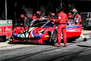 #52 AF Corse ITA Ferrari 488 GT3 Pro-Am Cup Louis Machiels BEL Andrea Bertolini ITA, Pit Lane, Race 2
