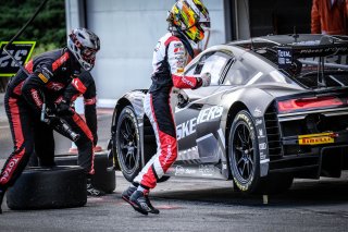 #32 Belgian Audi Club Team WRT BEL Audi R8 LMS GT3 - Charles Weerts BEL Dries Vanthoor BEL, Pitlane, Race 3
