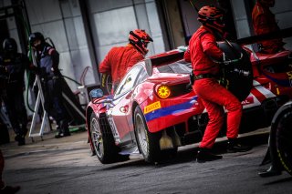 #52 AF Corse ITA Ferrari 488 GT3 Pro-Am Cup Louis Machiels BEL Andrea Bertolini ITA, Pitlane, Race 3
