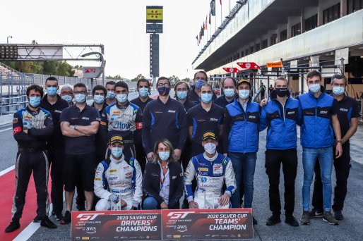 #26 Sainteloc Racing FRA Audi R8 LMS GT3 Silver Cup Steven Palette FRA Simon Gachet FRA, Champions, Race 3
 | SRO / Patrick Hecq Photography