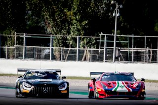 #52 AF Corse ITA Ferrari 488 GT3 Pro-Am Cup Louis Machiels BEL Andrea Bertolini ITA, #90 Madpanda Motorsport ESP Mercedes-AMG GT3 Silver Cup Axcil Jefferies ZWE Ezequiel Perez Companc ARG, Free Practice 1
