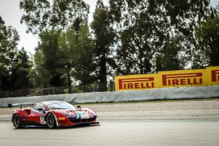 #52 AF Corse ITA Ferrari 488 GT3 Pro-Am Cup Louis Machiels BEL Andrea Bertolini ITA, Free Practice 2
