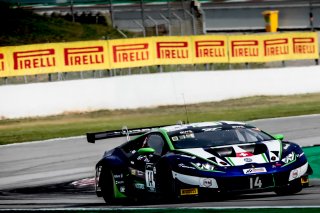 #14 Emil Frey Racing CHE Lamborghini Huracan GT3 Evo Silver Cup Ricardo Feller CHE Mikäel Grenier CAN, Free Practice 2
