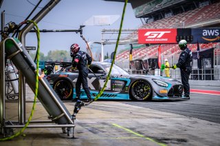 #2 TokSport WRT DEU Mercedes-AMG GT3 Silver Cup Puhakka Juuso  FIN Oscar Tunjo COL, Pitlane, Pre-Qualifying
