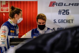 #26 Sainteloc Racing FRA Audi R8 LMS GT3 Silver Cup Steven Palette FRA Simon Gachet FRA, Pitlane, Pre-Qualifying

