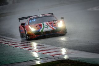 #52 AF Corse ITA Ferrari 488 GT3 Pro-Am Cup Louis Machiels BEL Andrea Bertolini ITA, Qualifying 1
