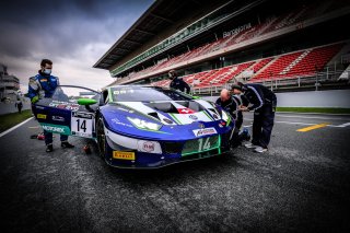 #14 Emil Frey Racing CHE Lamborghini Huracan GT3 Evo Silver Cup Ricardo Feller CHE Mikäel Grenier CAN, Gridwalk, Race 1
