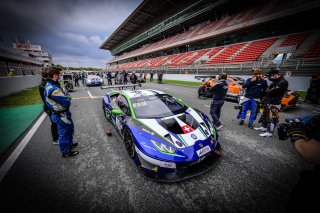 #14 Emil Frey Racing CHE Lamborghini Huracan GT3 Evo Silver Cup Ricardo Feller CHE Mikäel Grenier CAN, Gridwalk, Race 1
