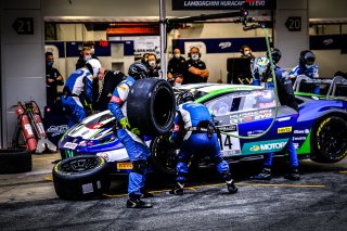 #14 Emil Frey Racing CHE Lamborghini Huracan GT3 Evo Silver Cup Ricardo Feller CHE Mikäel Grenier CAN, Pitlane, Race 1
