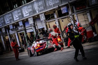 #52 AF Corse ITA Ferrari 488 GT3 Pro-Am Cup Louis Machiels BEL Andrea Bertolini ITA, Pitlane, Race 1
