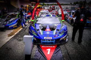 #163 Emil Frey Racing CHE Lamborghini Huracan GT3 Evo - Giacomo Altoè ITA Albert Costa ESP, Race 1
