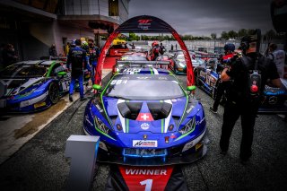 #163 Emil Frey Racing CHE Lamborghini Huracan GT3 Evo - Giacomo Altoè ITA Albert Costa ESP, Race 1
