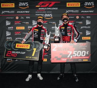 #89 AKKA ASP FRA Mercedes-AMG GT3 Silver Cup Jim Pla FRA Benjamin Hites CHL, Podium, Race 1
