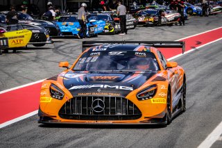 #4 HRT DEU Mercedes-AMG GT3 - Luca Stolz DEU Maro Engel DEU, Official Paid Test Session, Pitlane
