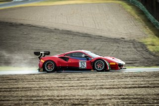 #52 AF Corse ITA Ferrari 488 GT3 Pro-Am Cup Niek Hommerson NDL Louis Machiels BEL Andrea Bertolini ITA, Bronze test
