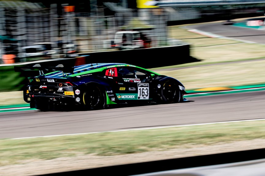 #163 Emil Frey Racing CHE Lamborghini Huracan GT3 Evo - Albert Costa ESP Franck Perera FRA Giacomo Altoè ITA, Free Practice
