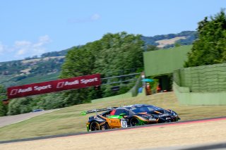 #63 Orange 1 FFF Racing Team CHN Lamborghini Huracan GT3 Evo - Andrea Caldarelli ITA Marco Mapelli ITA Dennis Lind DNK, Pre-Qualifying
